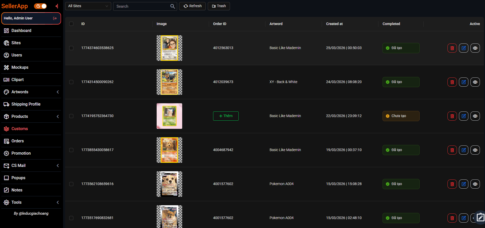 Seller App screenshot